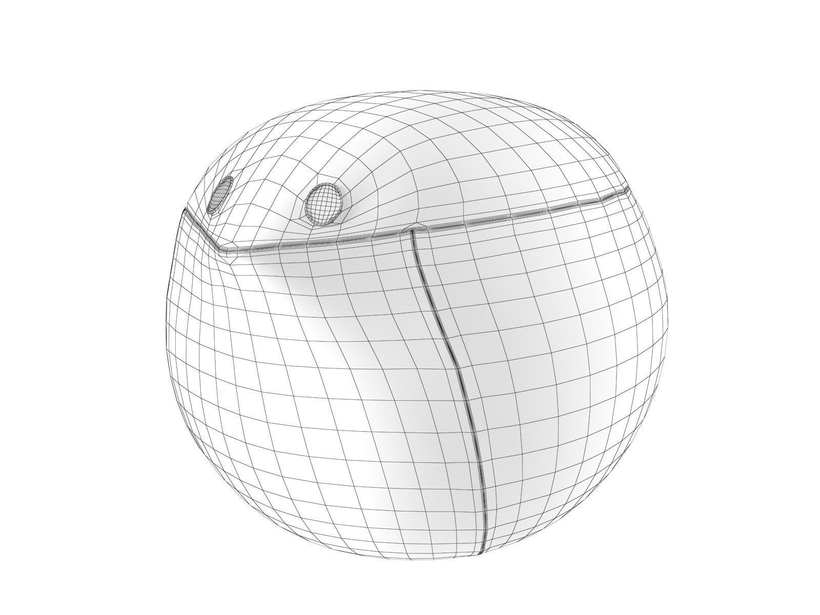 1600x1200 3d Birdy Pouf Cgtrader