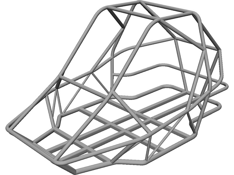 800x600 Frame Buggy 3d Cad Model