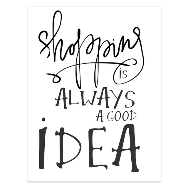 640x640 Shopping Is Good Idea3d Wall Sticker Girls Bedroom Store Window