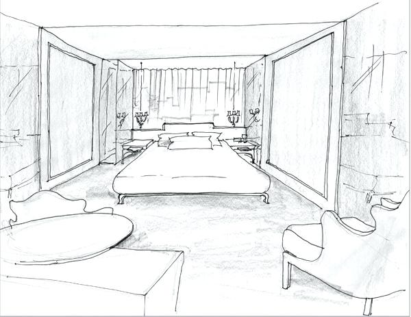 600x463 Bedroom Drawing Tehno