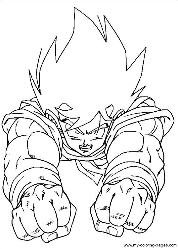 567x794 Dragon Ball Z Dragon Ball Coloring Pages 8