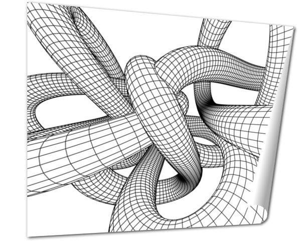 596x481 Giclee Print, 3d Sketch Monochrome Architecture