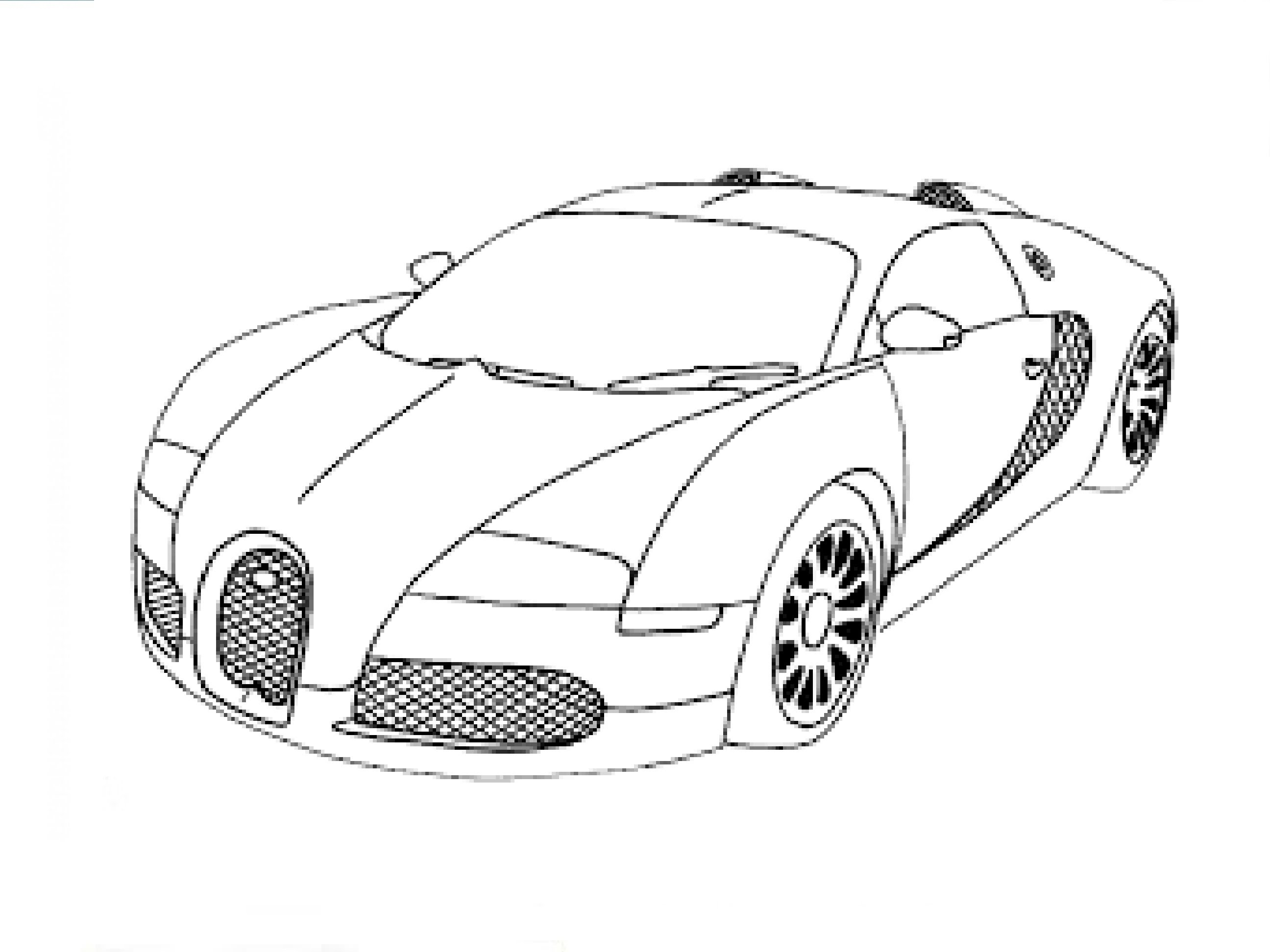 3d Car Drawing at GetDrawings | Free download