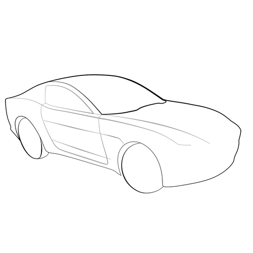 500x500 Car How To Draw 3d Images How To Draw