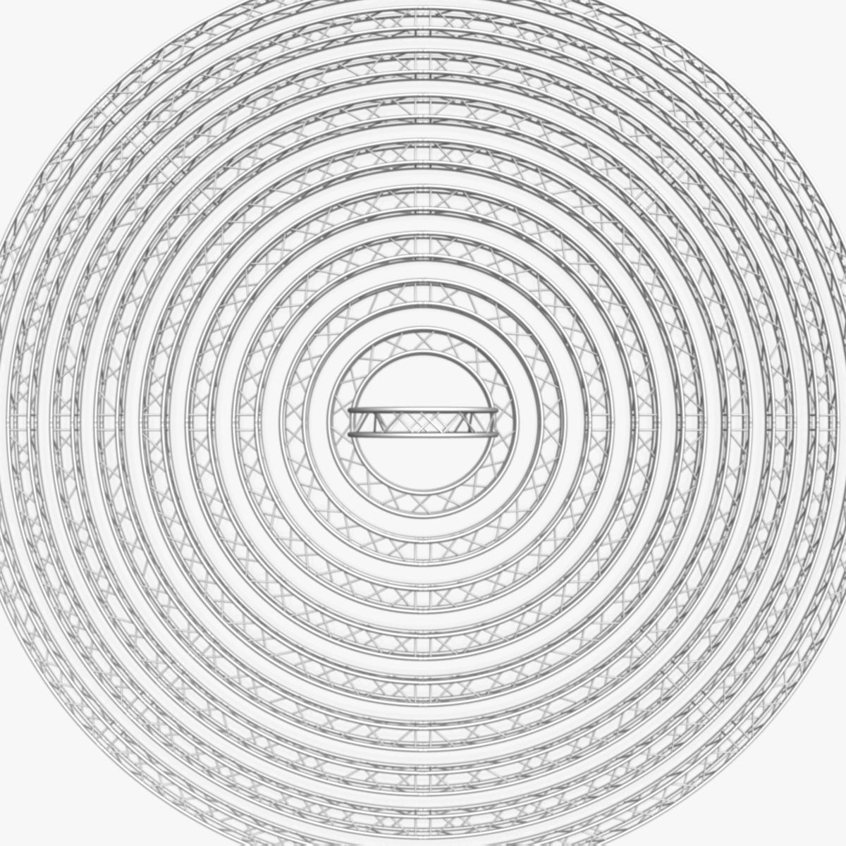 1200x1200 Circle Square Truss Modular Collection 3d Model Architecture 3d