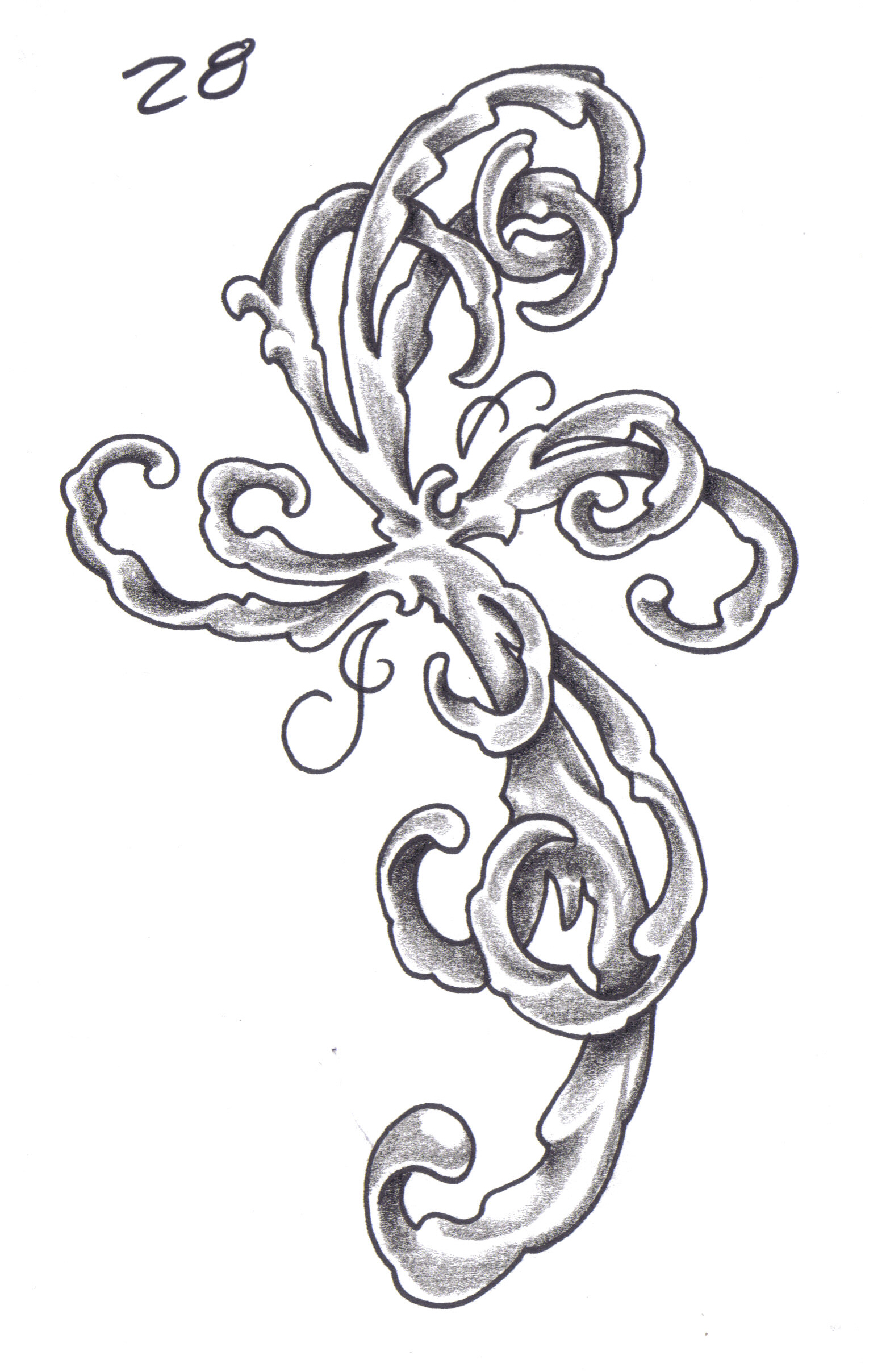 1560x2414 Cross Flash Set Drawing By Dw3d