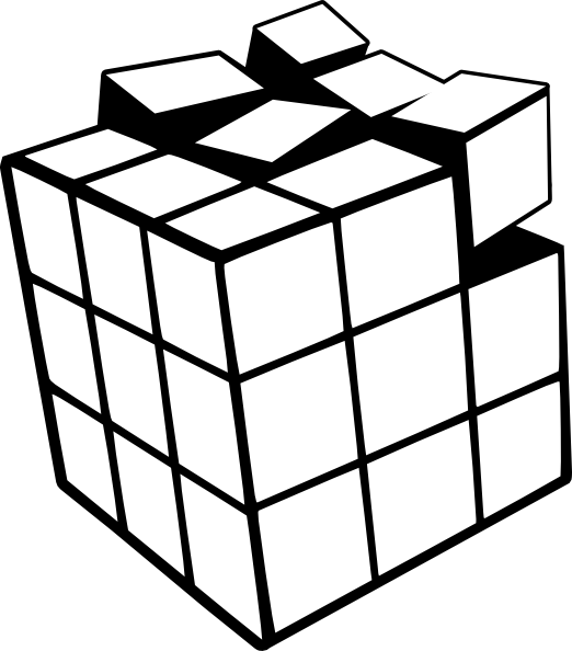 522x594 Rubiks Cube 3d Clip Art
