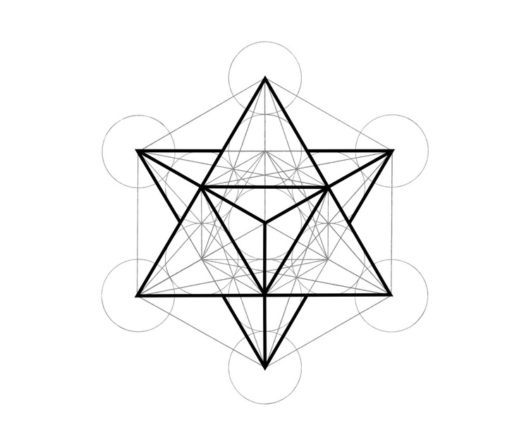 736x613 Symbolic Ink. Metatron's Cube