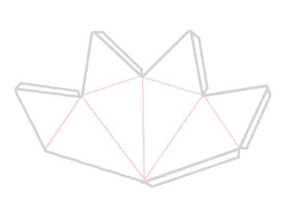 576x432 5 Best Images Of 3d Paper Diamond Template Printable