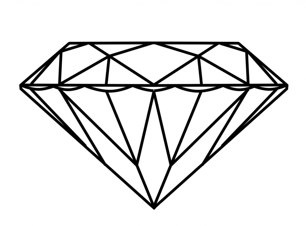 3d Diamond Drawing at GetDrawings | Free download