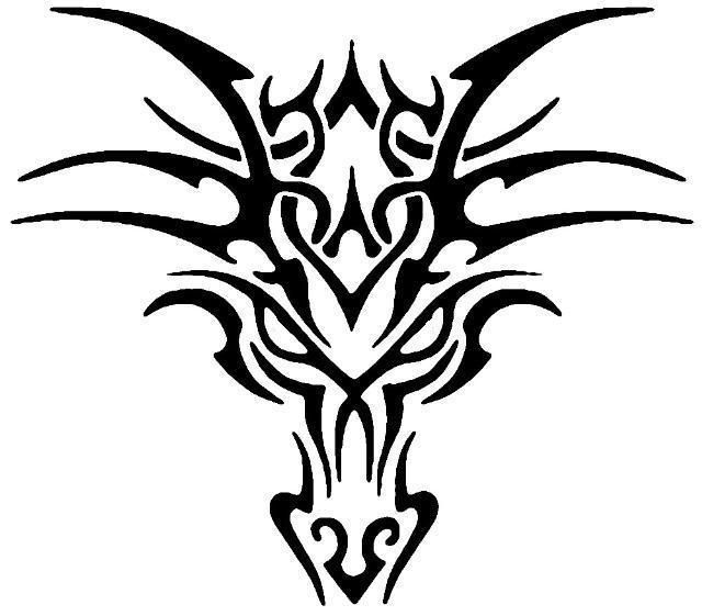 640x561 4 Tribal Head Dragon Tattoos For Men Que La Historia Me Juzgue