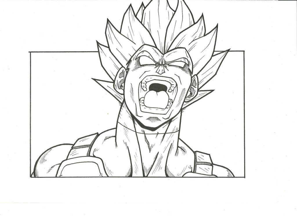 1024x745 Vegeta Rage By On @
