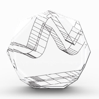 324x324 Hustling Acrylic Awards Zazzle