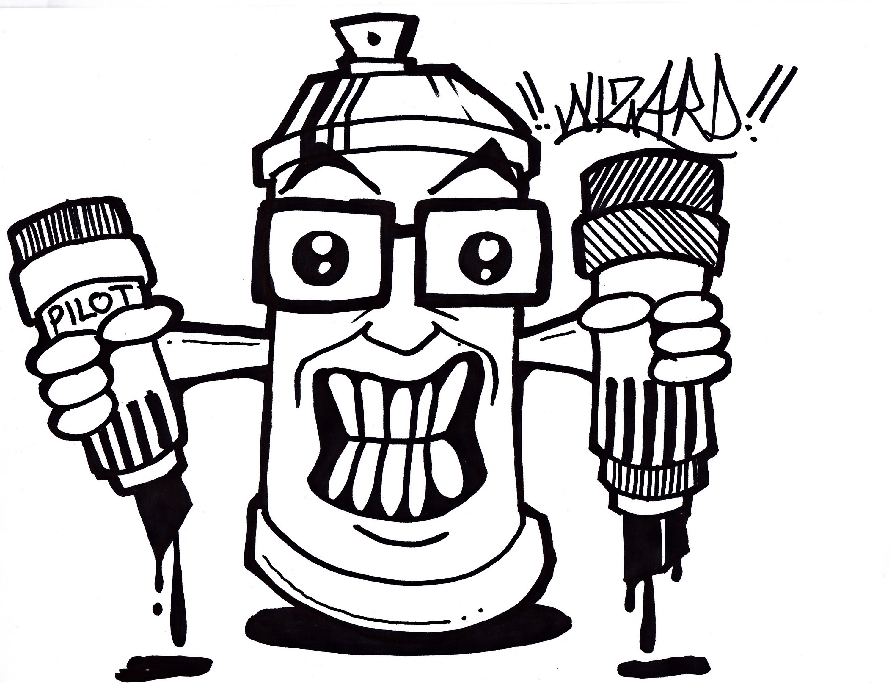 3000x2296 Graffiti Character Monster Sketch Graffiti Character Monster