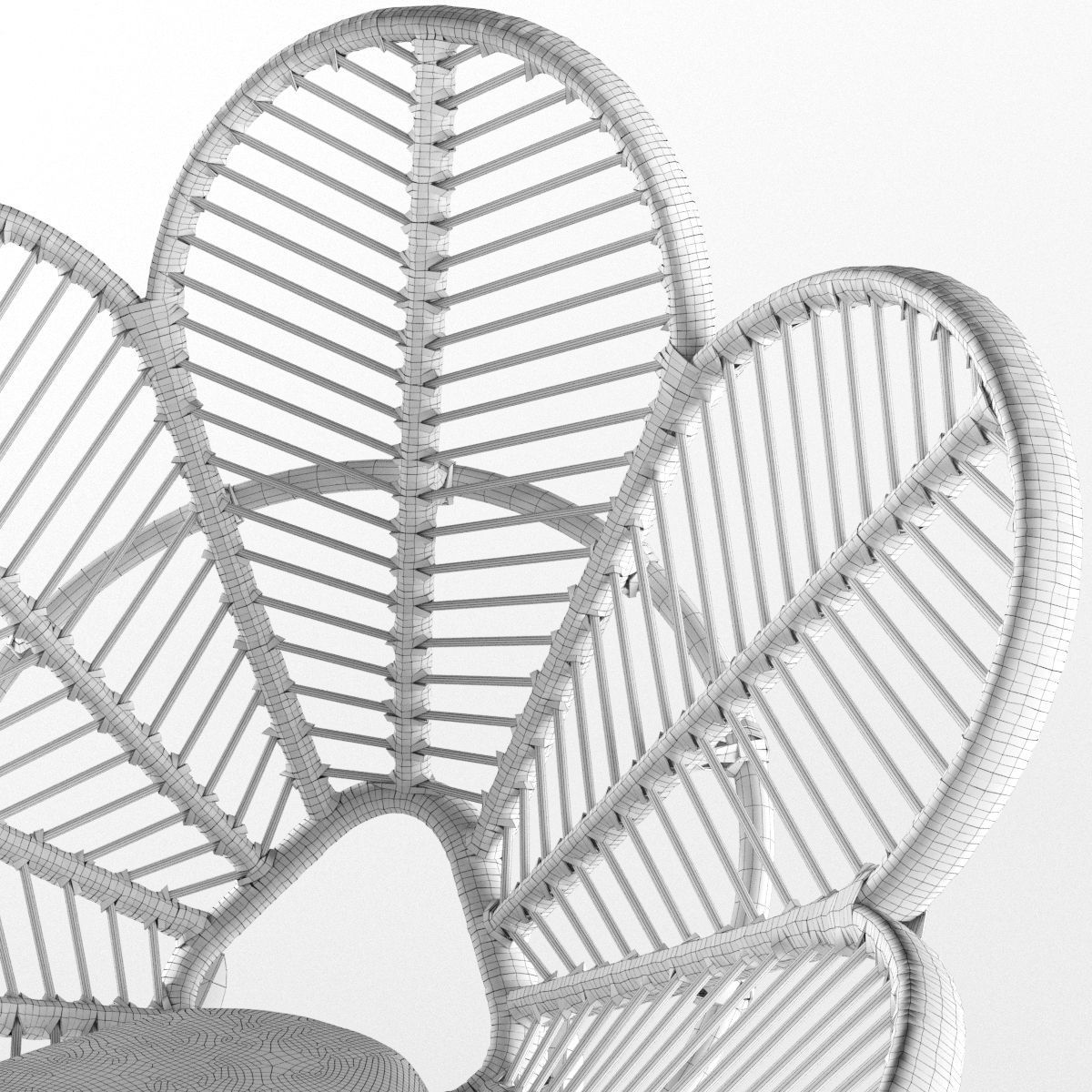 1200x1200 The Family Love Tree Love Chair Natural 3d Cgtrader