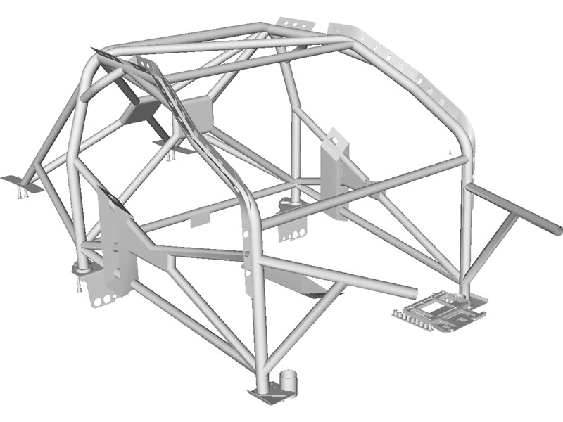 800x600 Car Roll Bar 3d Cad Model