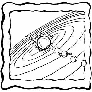 300x300 The Planets In Solar System Coloring Pages