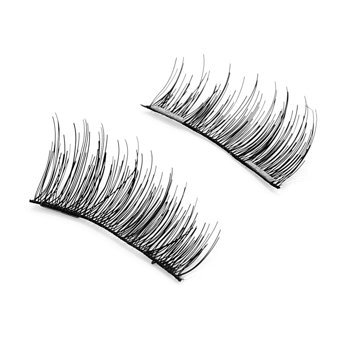 1134x1134 2 Pairs Magnetic Eyelashes 3d Reusable False Natural Eye Fake No