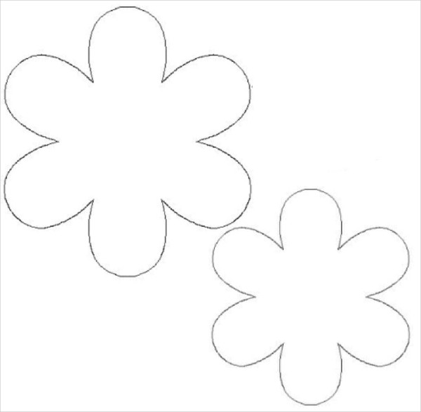 600x587 3d Flower Templates