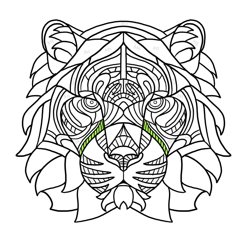 850x800 Art Therapy Draw By Numbers For Adults