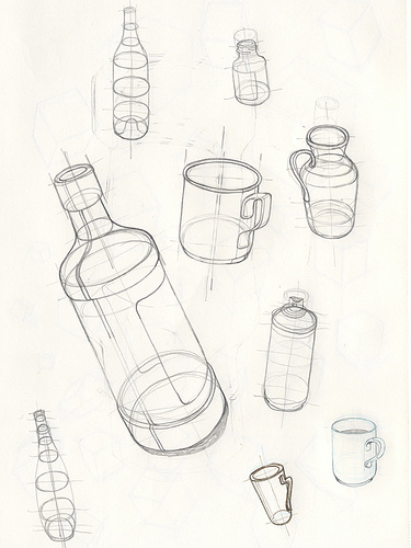375x500 Basic Bottle Drawings More Basic Drawing From My Re Teach