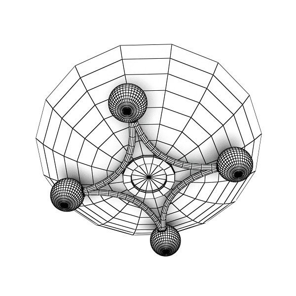 600x600 3d Model Cherries In Glass Bowl High Res 3d Model Furniture 3d
