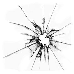 236x236 Broken Glass Drawing