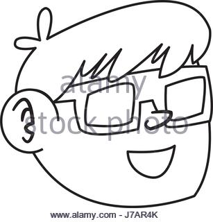 307x320 Nice Boy Using 3d Glasses Stock Vector Art Amp Illustration, Vector