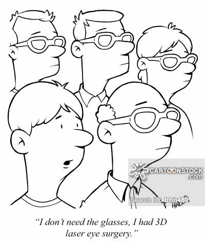 400x473 3d Glasses Cartoons And Comics