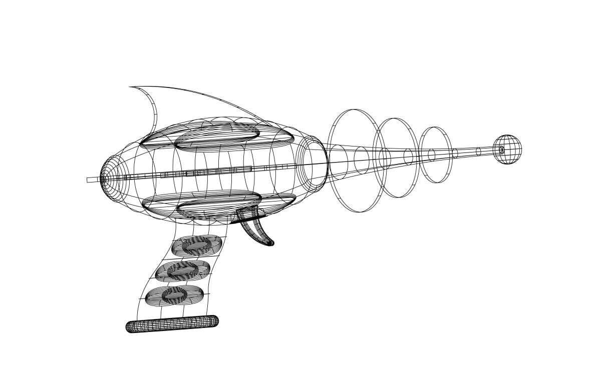 1200x776 Style Gun 3d Model