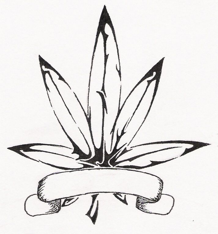 713x766 Photos Best Weed Leaf Pencil Drawings,