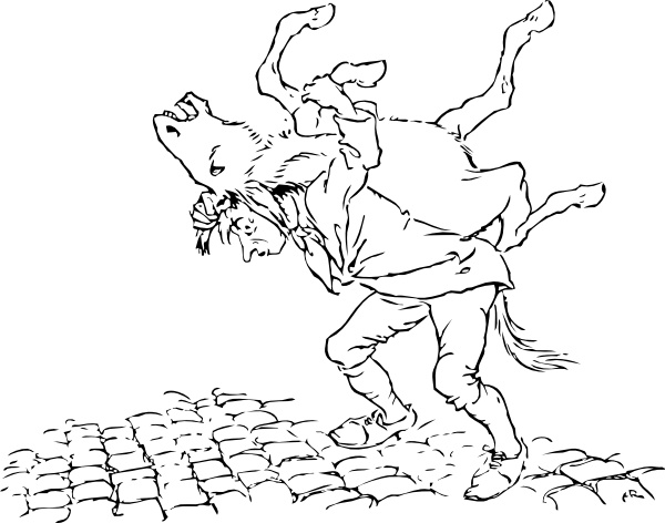 600x472 Man Carries Donkey Clip Art Free Vector In Open Office Drawing Svg