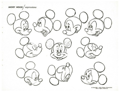 500x387 How To Draw Mickey Mouse Thinking Animation