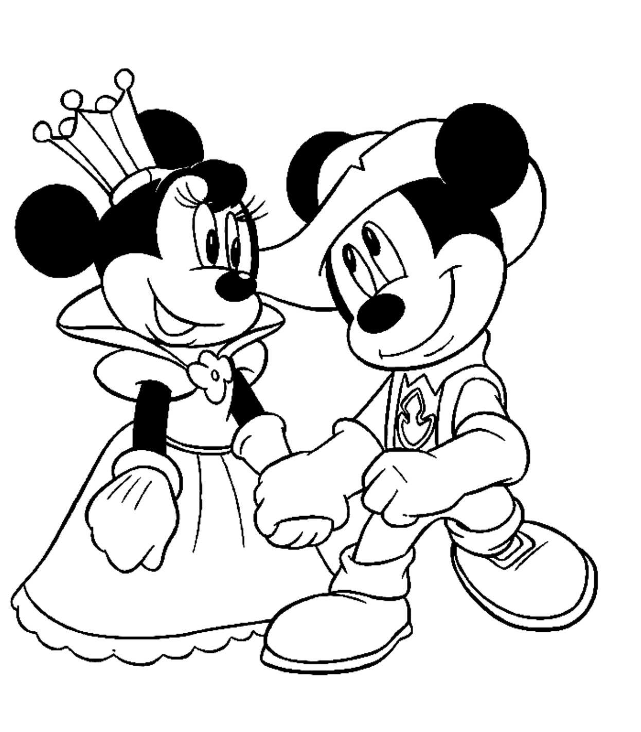 1246x1424 Mickey And Minnie Mouse Drawing Mickey Mouse And Minnie Mouse