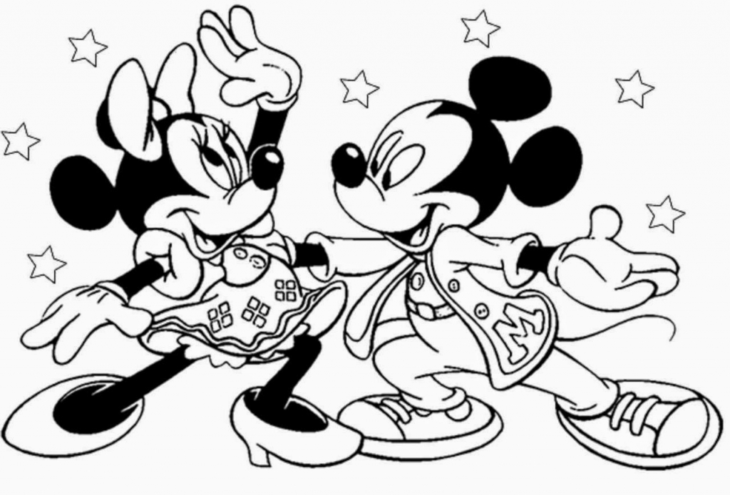 1024x695 Mickey Mouse Drawing Disney Beautiful Lovely Couple Mickey Mouse