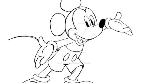 570x320 Mickey Mouse Drawing How To Draw Mickey Mouse Drawingforall