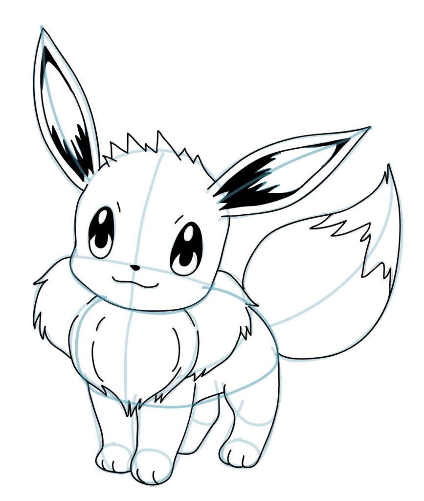 867x1024 Pencil Drawings Of Pokemon How To Draw Eevee Pokemon How To Draw