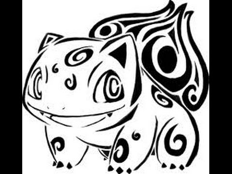 480x360 How To Draw Pokemon Bulbasaru Tribal Tattoo 75