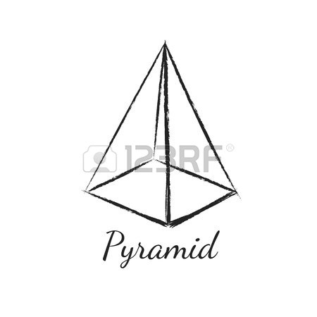 3d Pyramid Drawing