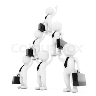 320x320 Pyramid From People. Leadership. 3d Stock Photo Colourbox
