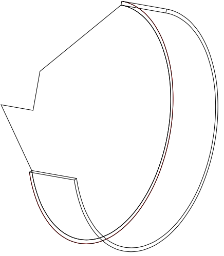 436x499 Fill Complex 3d Shapes With Tikz