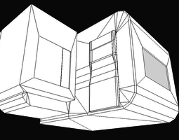 255x200 3d Asset Simple House Cgtrader