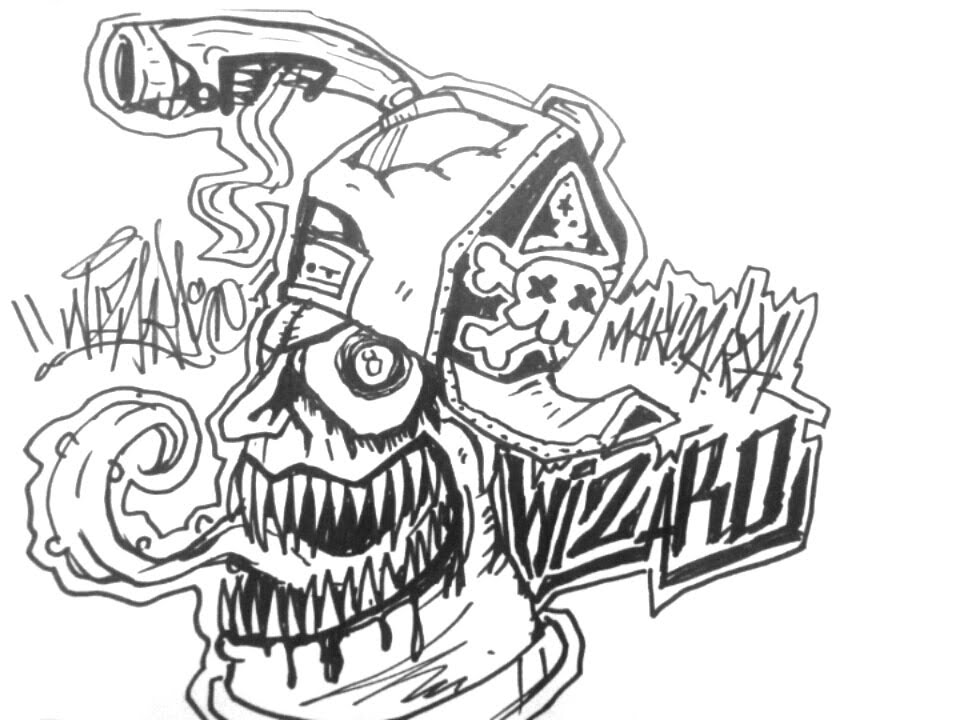 960x720 How To Draw A Evil Spray Can Chracracter Graffiti