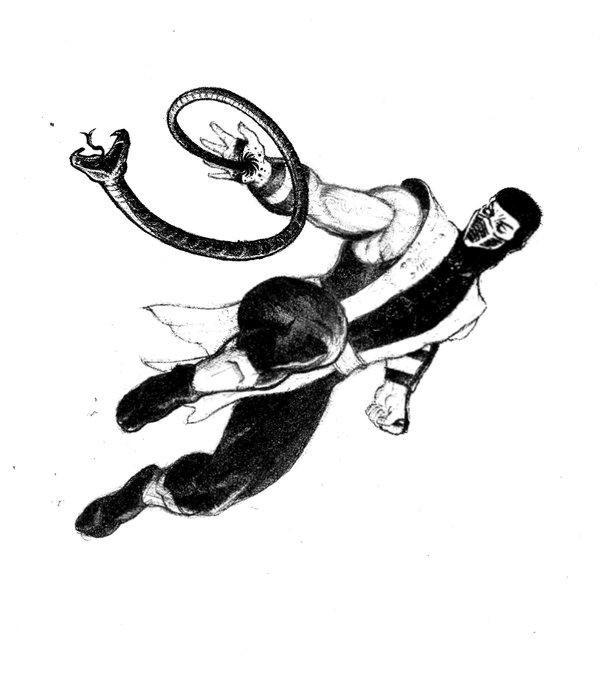 600x680 Scorpion, Mortal Kombat Ninja By Al Husen