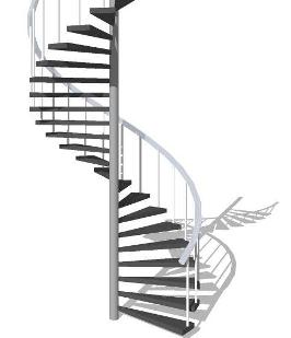 266x309 Creating A Spiral Staircase