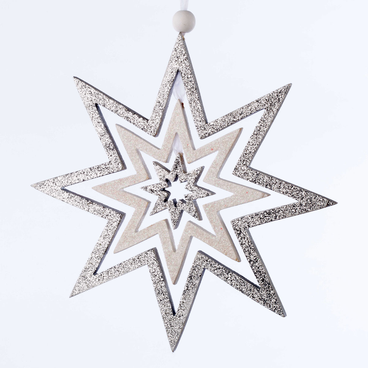 1200x1200 Triflora 32x30cm Wood 3d Star Hanger