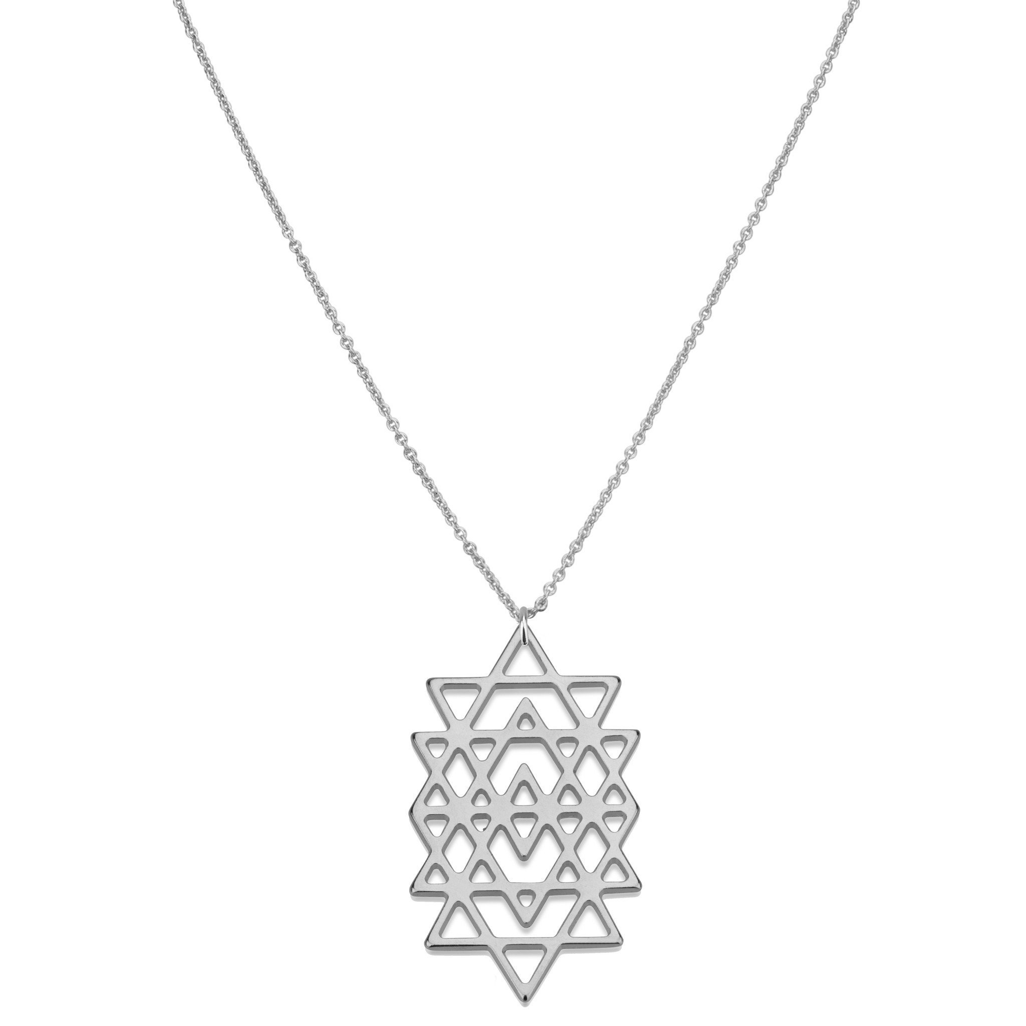 2048x2048 Triple Star Of David Amp Helen Chain Necklace