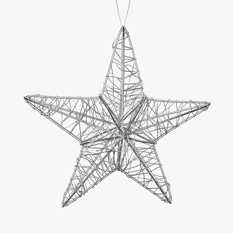 800x800 Model Christmas Star Decoration