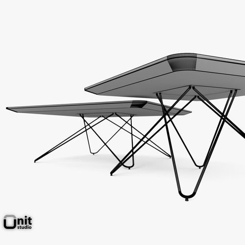 500x500 3d Cimber Tables Set By Leolux Cgtrader