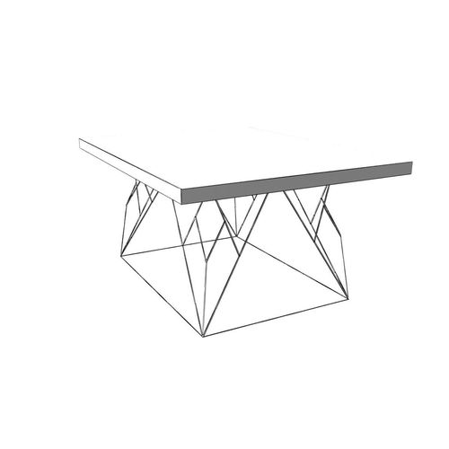 500x500 3d Model Wire Coffee Table Cgtrader